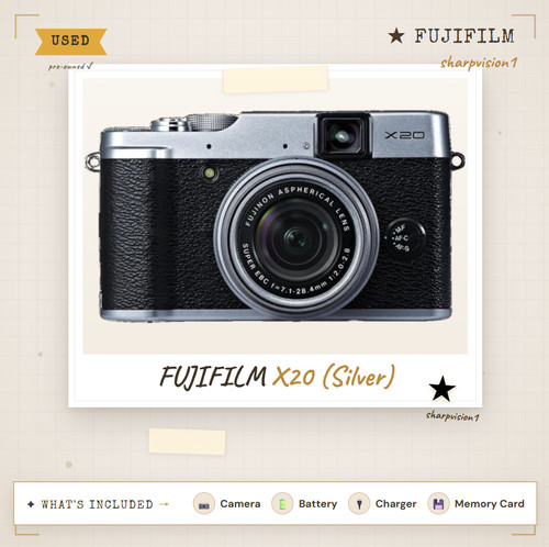 Fujifilm x20 argento - fujifilm,